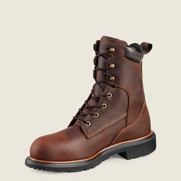 Red Wing Safety Boots Dynaforce® - 8-Inch Waterproof Toe - Brune - Herre 5276-VGULM